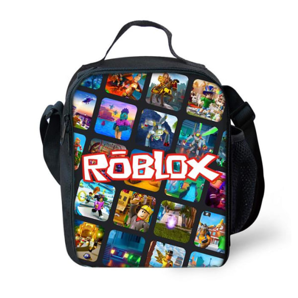 Barn Roblox Lunch Box Isolerad Mjuk Väska Vuxen Isoleringsväska C
