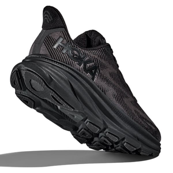 HOKA ONE ONE CLIFTON 9 Herrskor Mesh Låg-Topp Löpningstränare Full Black 44.5