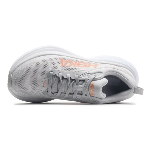 HOKA ONE ONE Bondi 8 Textile Damskor Lågtoppiga Löparskor för Asfalt Grey 37