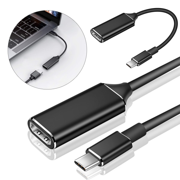 USBC till HDMI-adapter för Samsung Note9/S9/S10 Huawei Mate 20/P20