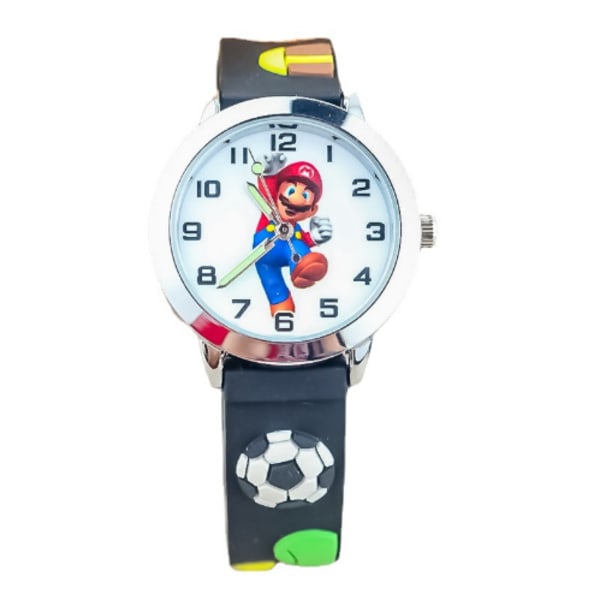 Tecknade barn Super Mario Doll Watch Students Armbandsur D