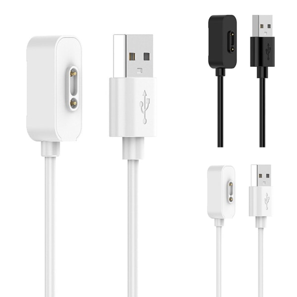 Magnetisk USB-oplader til Xplora X4, Xplora X5, Xplora X5 Play White  2PCS