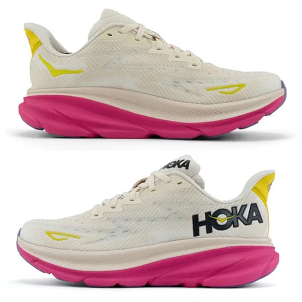 HOKA ONE ONE CLIFTON 9 Damskor Mesh Låg-Topp Vägspringande Träningsskor #9 41