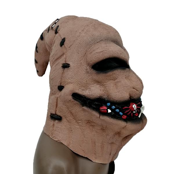 Nightmare Before Christmas Oogie Boogie Halloween Cosplay Latex Maske Hovedbeklædning