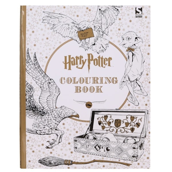 Harry Potter Malebog Af Warner Brothers Paperback Til Voksen Stresslindring
