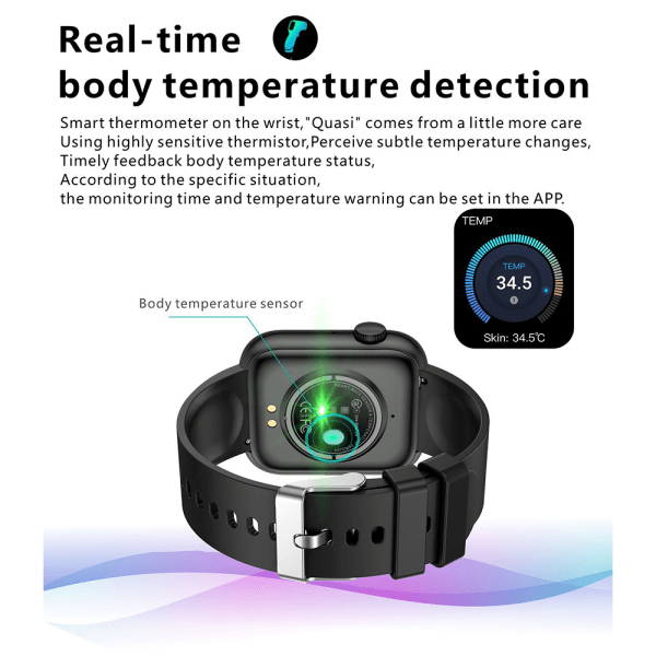 Smart Watch Herr Hhear Rate Monitor Fitness Tracker Klockor pink