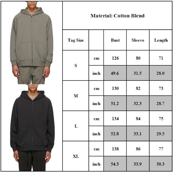 FEAR OF GOD RAGLAN FULL ZIP HOODTRÖJA Apricot M
