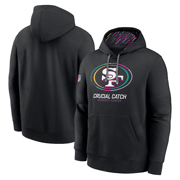 Miesten Crucial Catch Club -vetopaita huppari San Francisco 49ers collegepaita 2XL