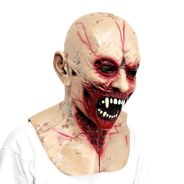 Helt huvud monster Halloween fest skräck vampyr häxa zombie cosplay läskig Halloween mask