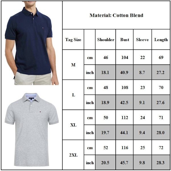 Herrar Mode Tryck Polotröjor Casual Lös Passform Bekväm Lätt Andningsbar Kortärmad Krage Knappar T-shirt Blus Toppar Grey M
