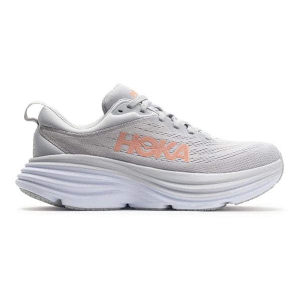 HOKA ONE ONE Bondi 8 Textile Löparskor för Kvinnor, Låg Profil Grey 38.5