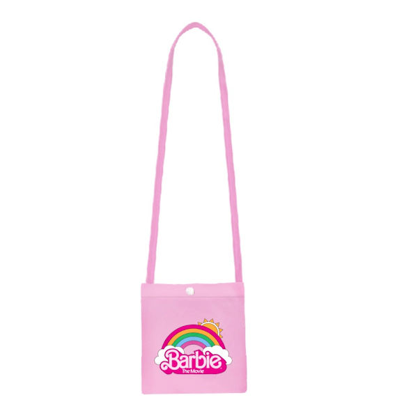 Lasten Tyttöjen Barbie Sateenkaari Tähdet Tylli Prinsessa Juhla Hieno Tutu Mekko Laukulla Pink-B 110cm