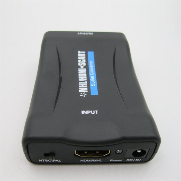 HDMI till scart-adapter HD Video Converter USB kabel för TV DVD