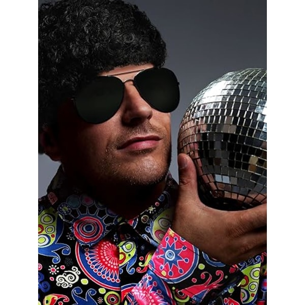 Herrarnas 60-tal 70-tal Disco Party Outfit Halloween Kostym 3-3XL XL