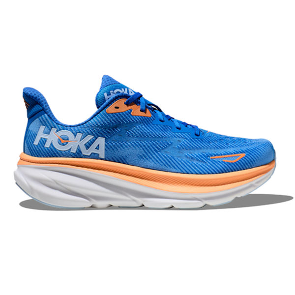 HOKA ONE ONE CLIFTON 9 Herrskor Mesh Låg-Topp Löpningstränare Blue+White 44.5