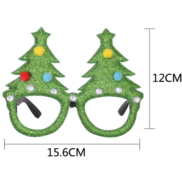 Jul Cosplay Glasögon Snowman Xmas Glasögon Barndekor Christmas Tree