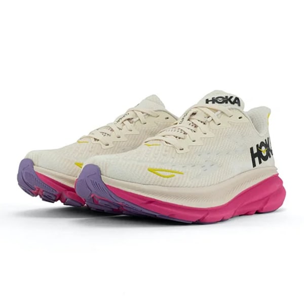 HOKA ONE ONE CLIFTON 9 Damskor Mesh Låg-Topp Vägspringande Träningsskor #9 36.5