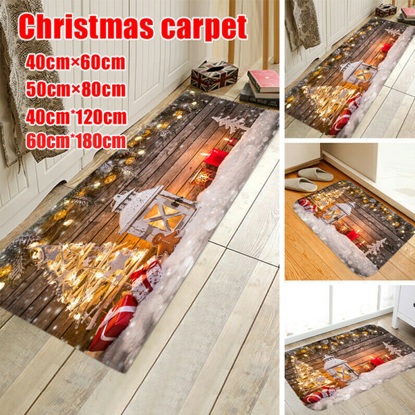 Jule dørrmatte utendørs/innendørs gulvmatter pute 50*80cm 60*180cm