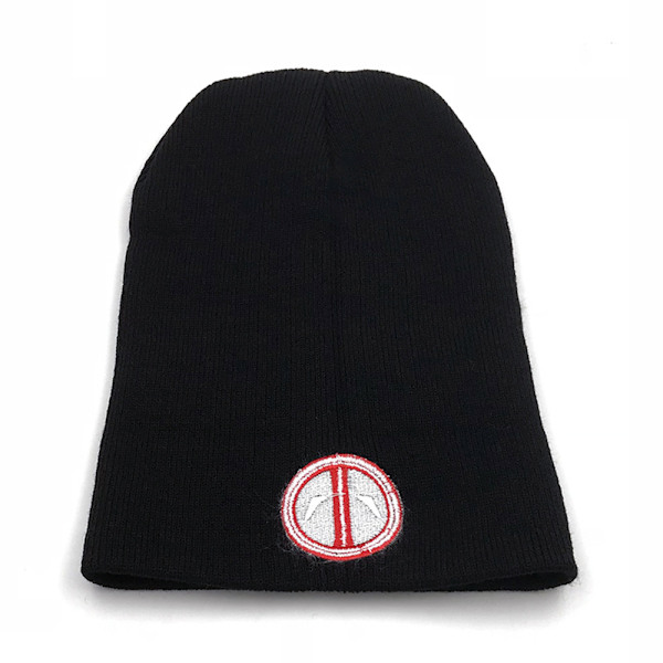 Herre Deadpool Vinterhue Varm Hip Hop Udendørs Ski Skull Strikket Hue Gaver Black