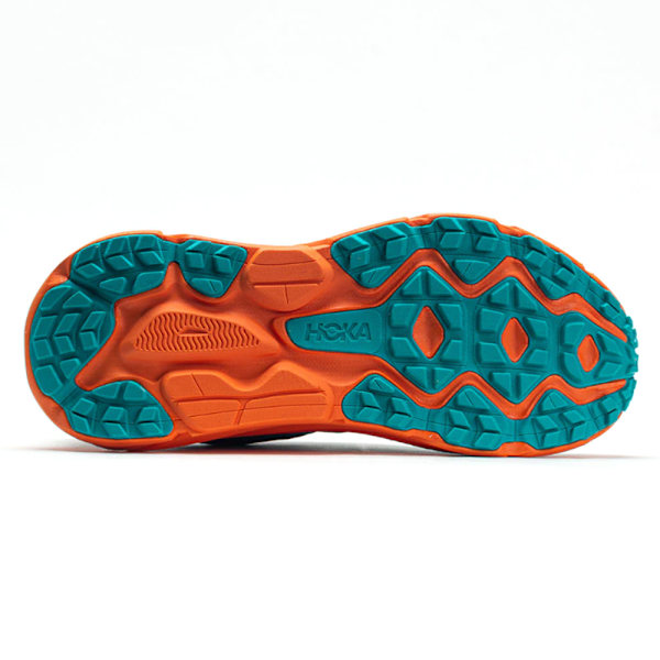 HOKA ONE ONE Challenger ATR 7 Herrskor Lågprofil Löpskor för Asfalt Blue + Orange 39