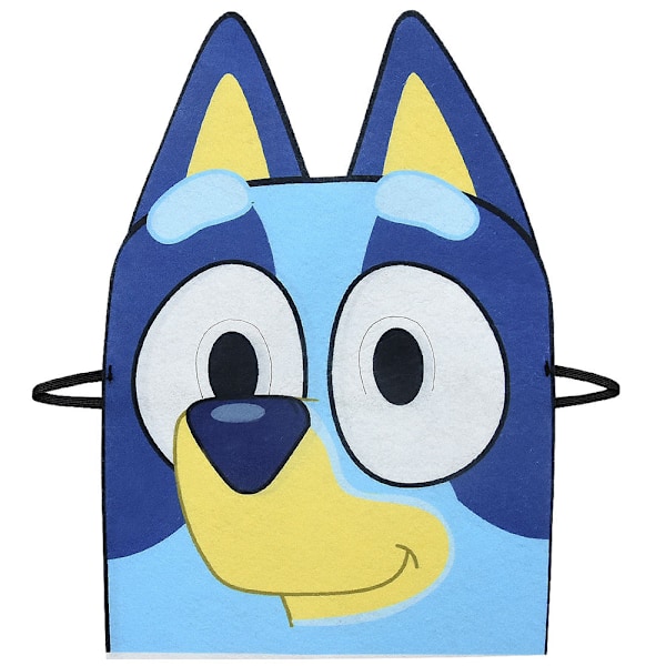 Barn Pojke Flicka B-ingo Cosplay Jumpsuit Kostym Mask Handskar Bodysuit Outfit Kläder Blue 130cm