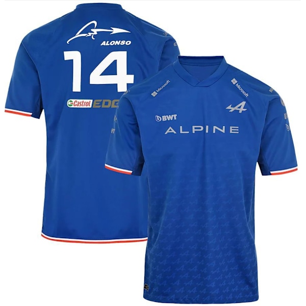 2025 Racing T-skjorte, Team Driver T-skjorte Basic Kort Ermet Tee, Unisex Stil For Menn Og Kvinner Gave Til F1 Racing Fans #8 M
