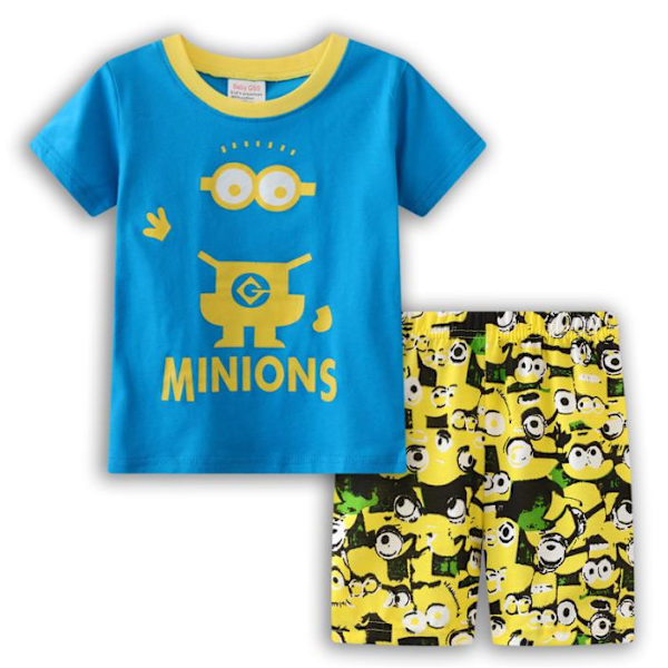 Lasten Poikien Tyttöjen Sarjakuva Minions Print Pyjamat Rento Pyjama-setti C 7 Years / EU 128