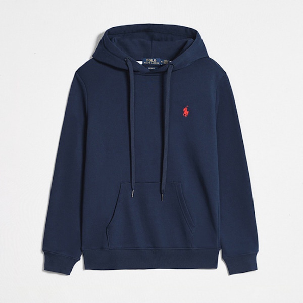 Stor enfärgad tröja för män - Herr Rundhals Långärmad Casual Hooded Toppar Lättviktig Lös Passform Tröja E 3XL