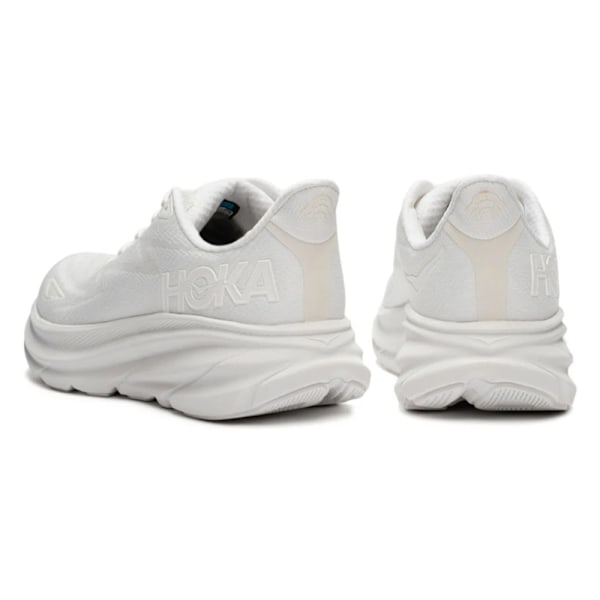 HOKA ONE ONE CLIFTON 9 Herrskor Mesh Låg-Topp Löpningstränare White 42