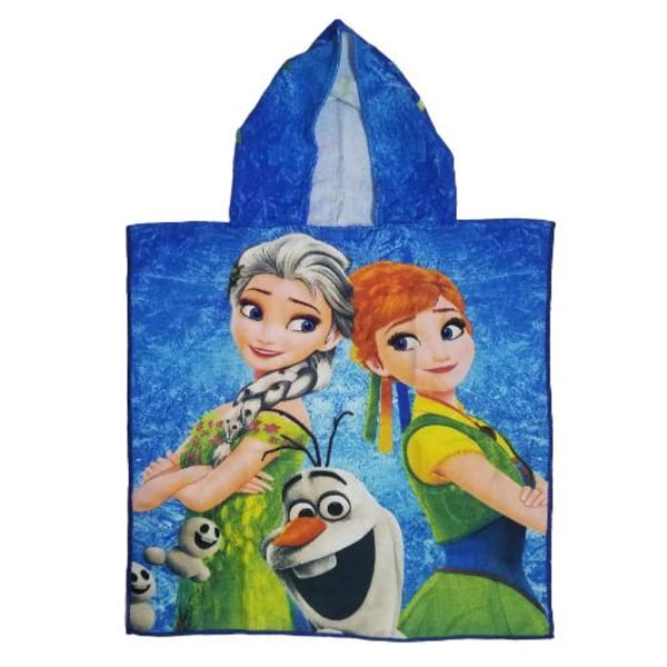 Pojkar Flickor Barn Huvtröja Poncho Handduk Cartoon Badrock Strand Bad Simdräkt #4 60*120cm