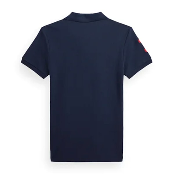 PoloRalphLauren Herr Classic Fit Kortärmad Poloshirt Royal Blue-Red XL