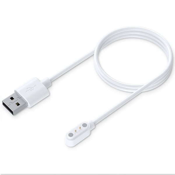 USB-ladekabel for Xiaomi Haylou GST LS09B/ Willful SW021 White  2PCS