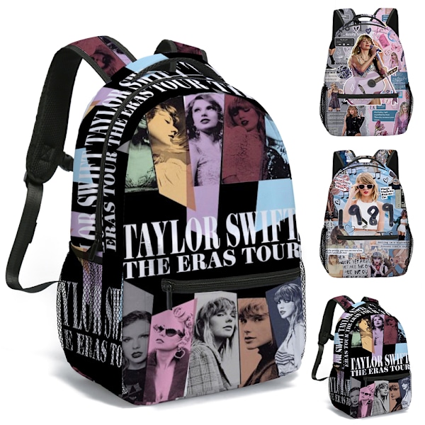 Taylor Swift Ryggsäck College Bookbag Lätt Justerbara Remmar Casual Stor Kapacitet Skolväska #3