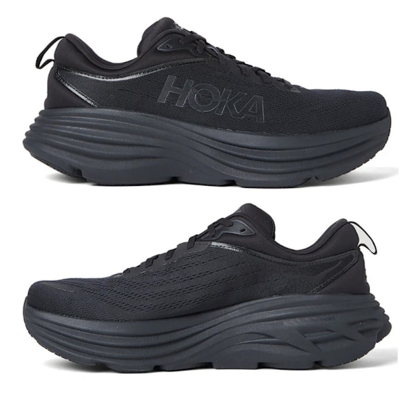 HOKA ONE ONE Bondi 8 Textile Löparskor för Kvinnor, Låg Profil Black 41