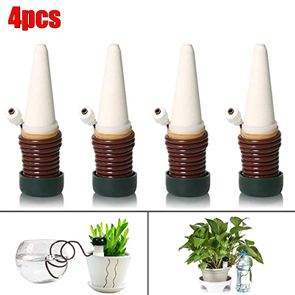4 stk. Automatiske Plantevannere Sprinkler Utvidbar Erstatning