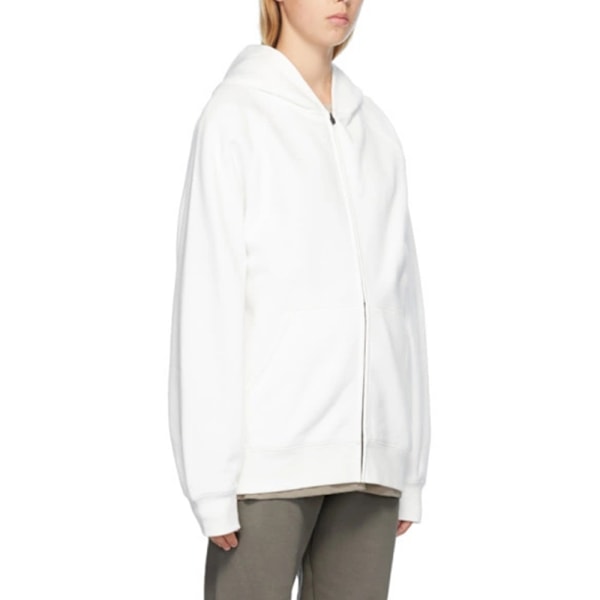 FEAR OF GOD RAGLAN FULL ZIP HOODTRÖJA White S