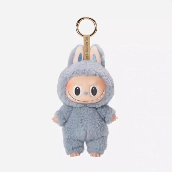 POP MART The Monsters Labubu Blind Box Samlarfigur - Pop Mart Spännande Macaron Plysch Nyckelring Edition (1 Blind Box, 17cm) #4