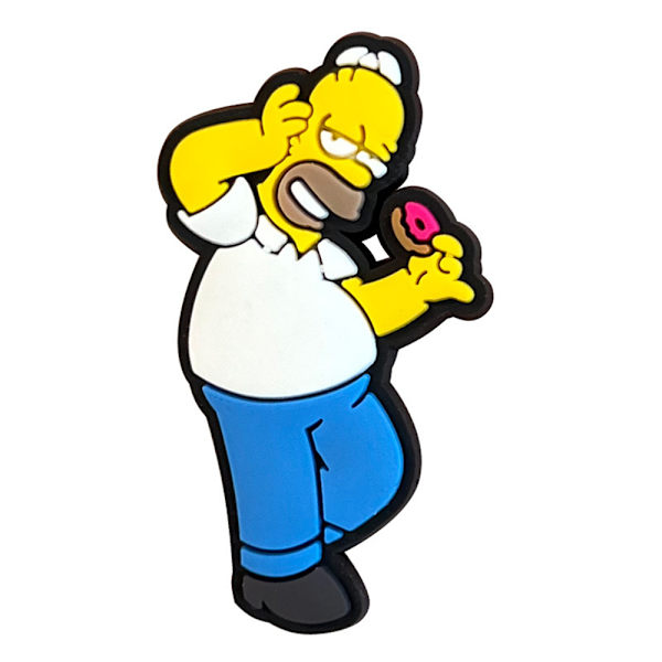18 st/set Cartoon The Simpsons karaktärer skor charms Clog sandaler dekorationstillbehör 18PCS