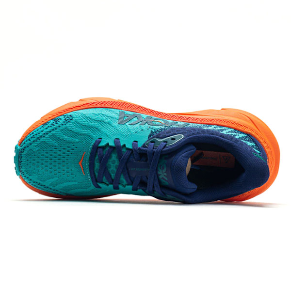 HOKA ONE ONE Challenger ATR 7 Herrskor Lågprofil Löpskor för Asfalt Blue + Orange 40