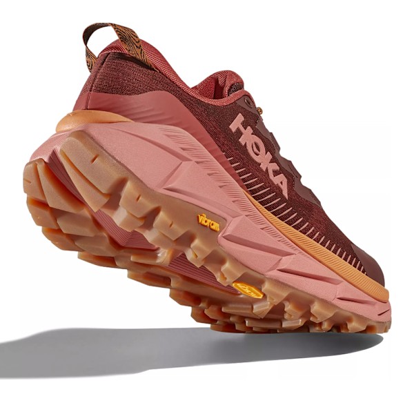 HOKAONE ONE Skyline Float X Damskor Lågskor Löparskor Stretch-Stickade Vandringsskor Brown Red 36