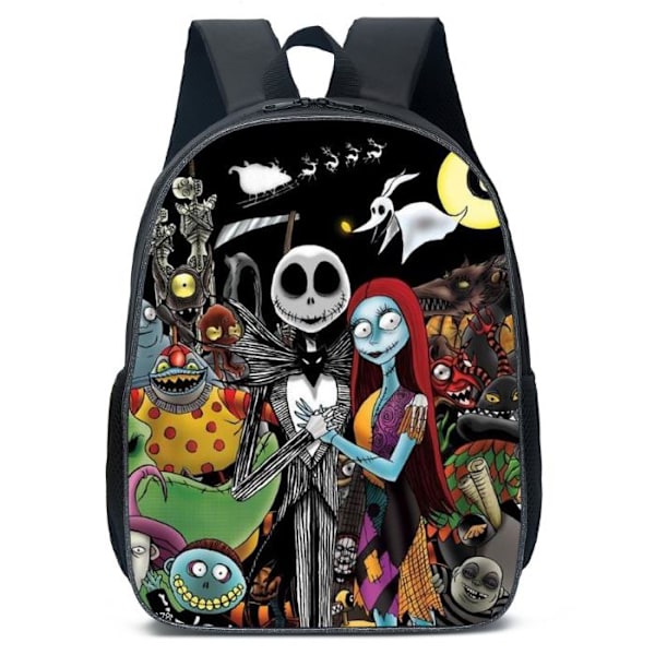 The Nightmare Before Christmas Print Rygsæk Skole Skuldertaske Rejse Rygsæk Laptop Skoletaske Piger C