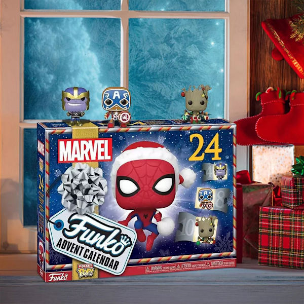 2024 Spider-Man/Star Wars Mini Figurer Legetøj Julekalender Nedtælling Blind Box B