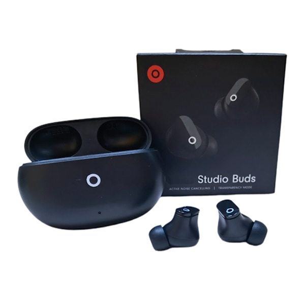 Studio Buds Trådlösa brusreducerande hörlurar Bluetooth-hörlurar Ljudkvalitet Headset Musik Sport Jogging Löpning Headset White