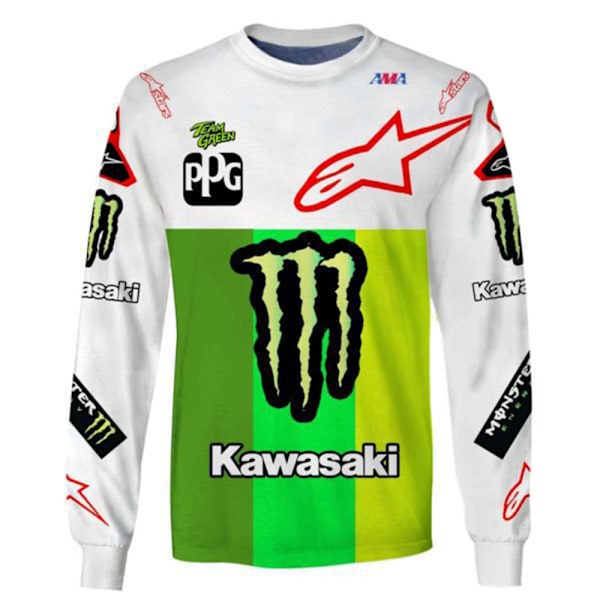 Retro miesten pyöräilypaita maastopyöräilyyn MTB-kilpa-ajopaita pitkähihainen B XL
