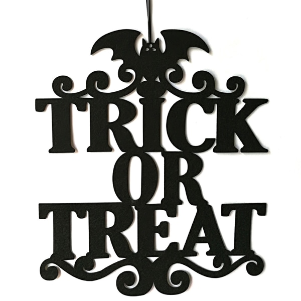 Halloween fladdermus häxa dörr fest vägg hängande dekorationer rekvisita skyltar B