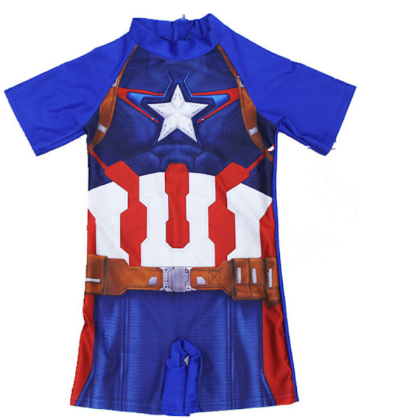 Barn Pojkar Avenger Tryck Baddräkt Hel Baddräkt Strand Badkläder #6 XL