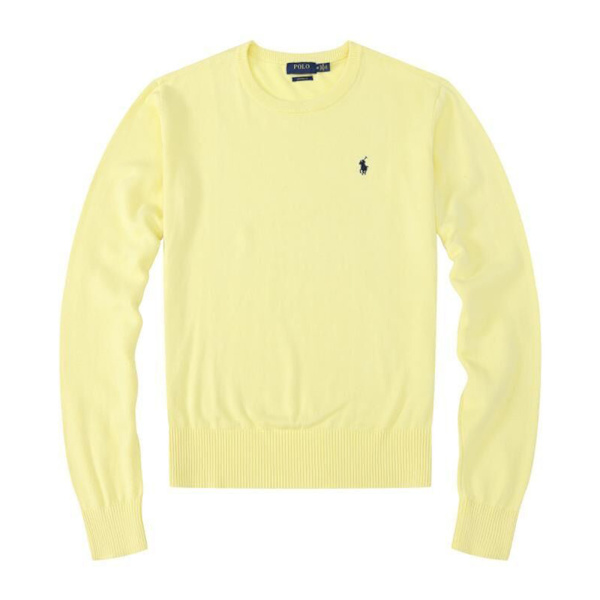 Miesten T-paita rento pitkähihainen pyöreäkauluksinen toppi T-paidat Light Yellow XL