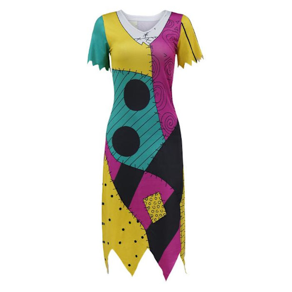 Nightmare Before Christmas Sally Cosplay Kostumer Dame Halloween Udklædning A XL