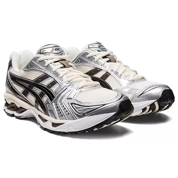 ASICS GEL-Kayano 14 Herrskor Lågprofil Löparskor för Asfalt Black White Silver 38