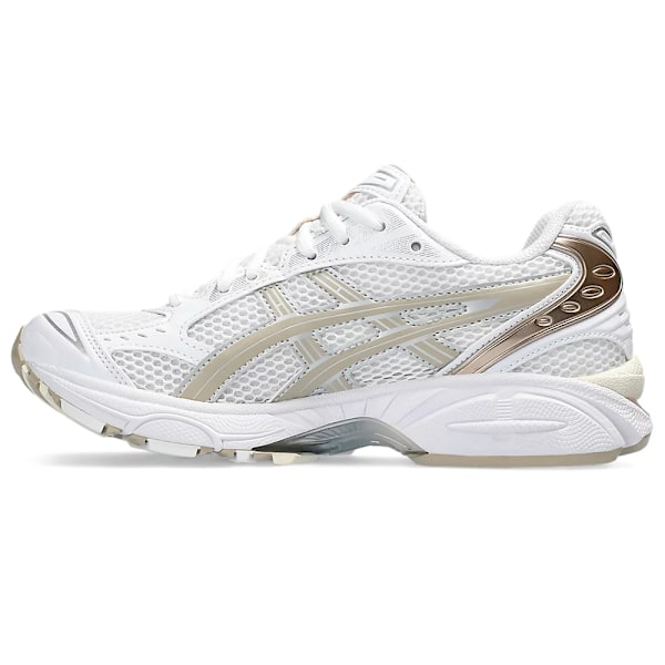 ASICS GEL-Kayano 14 Herrskor Lågprofil Löparskor för Asfalt White Khaki 41.5